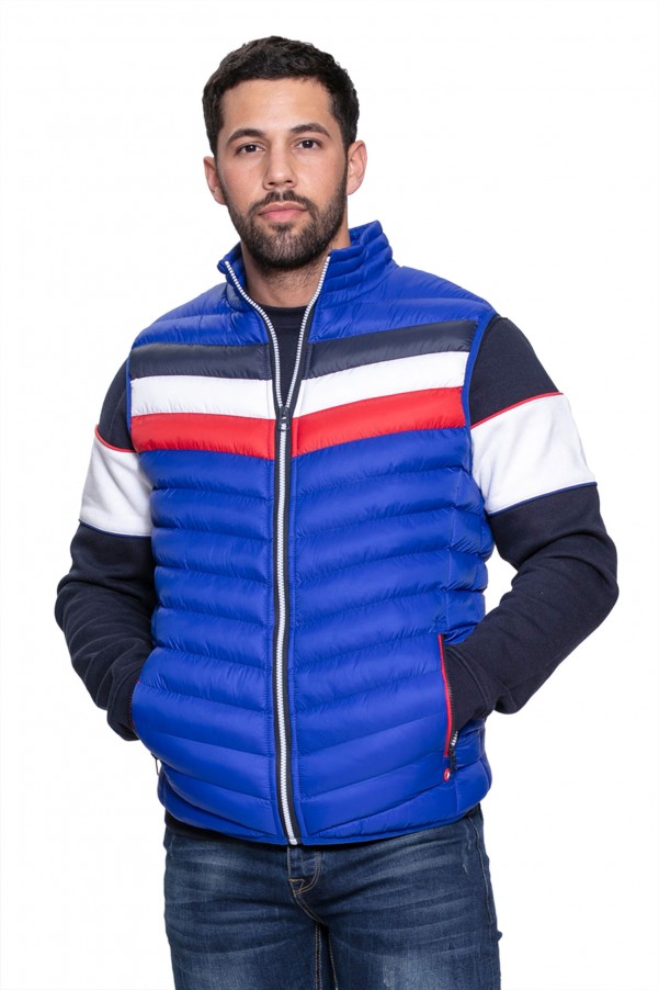 jacket without sleeves with hood